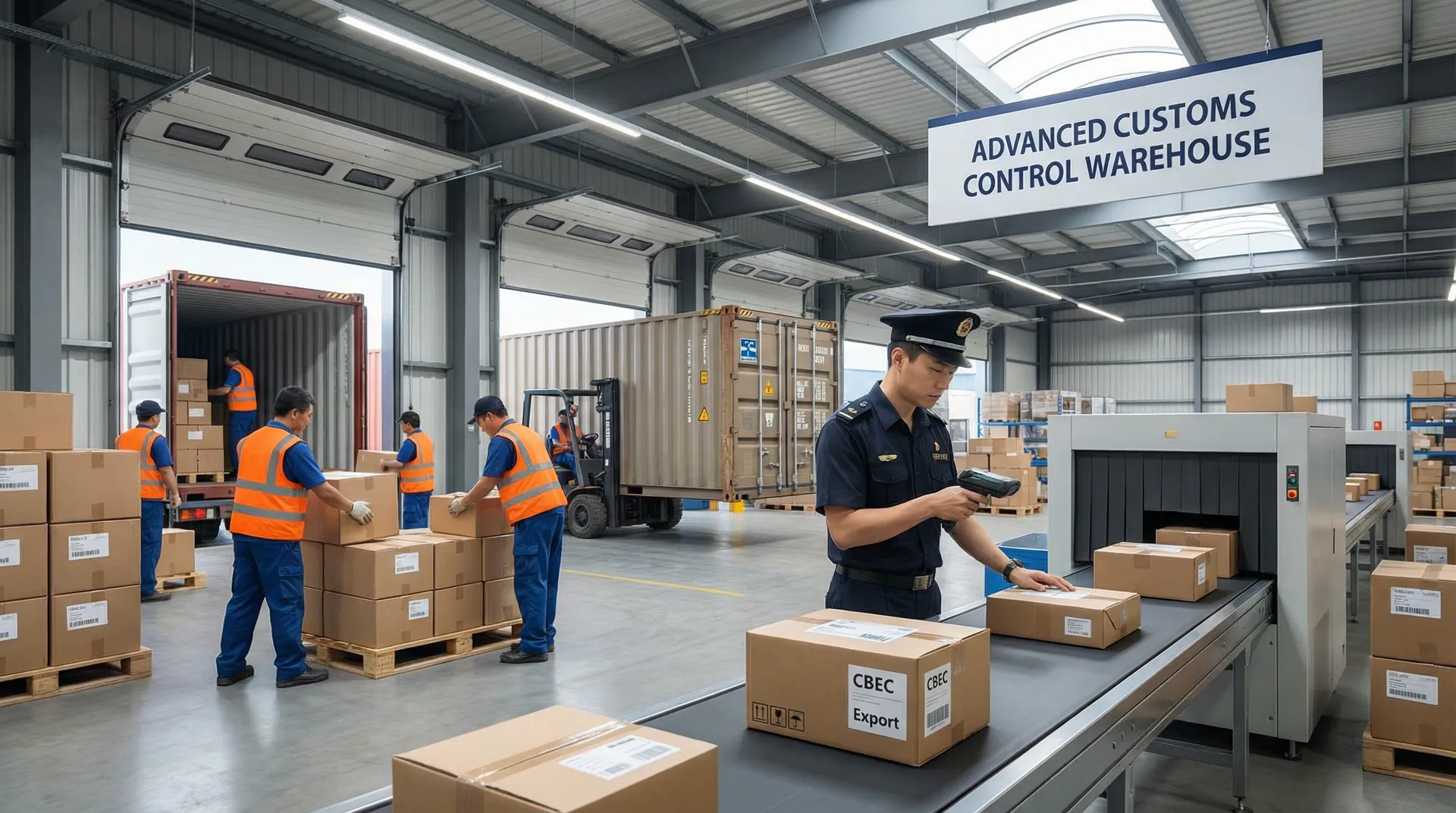La Chine a intégré la douane dans l'entrepôt et a accéléré les exportations de commerce électronique